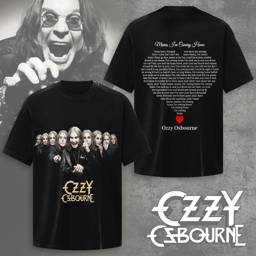 Mama I'm Coming Home Ozzy Osbourne Crew Neck T-shirt