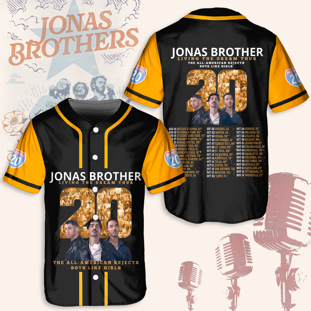 Jonas Brothers Baseball Jersey