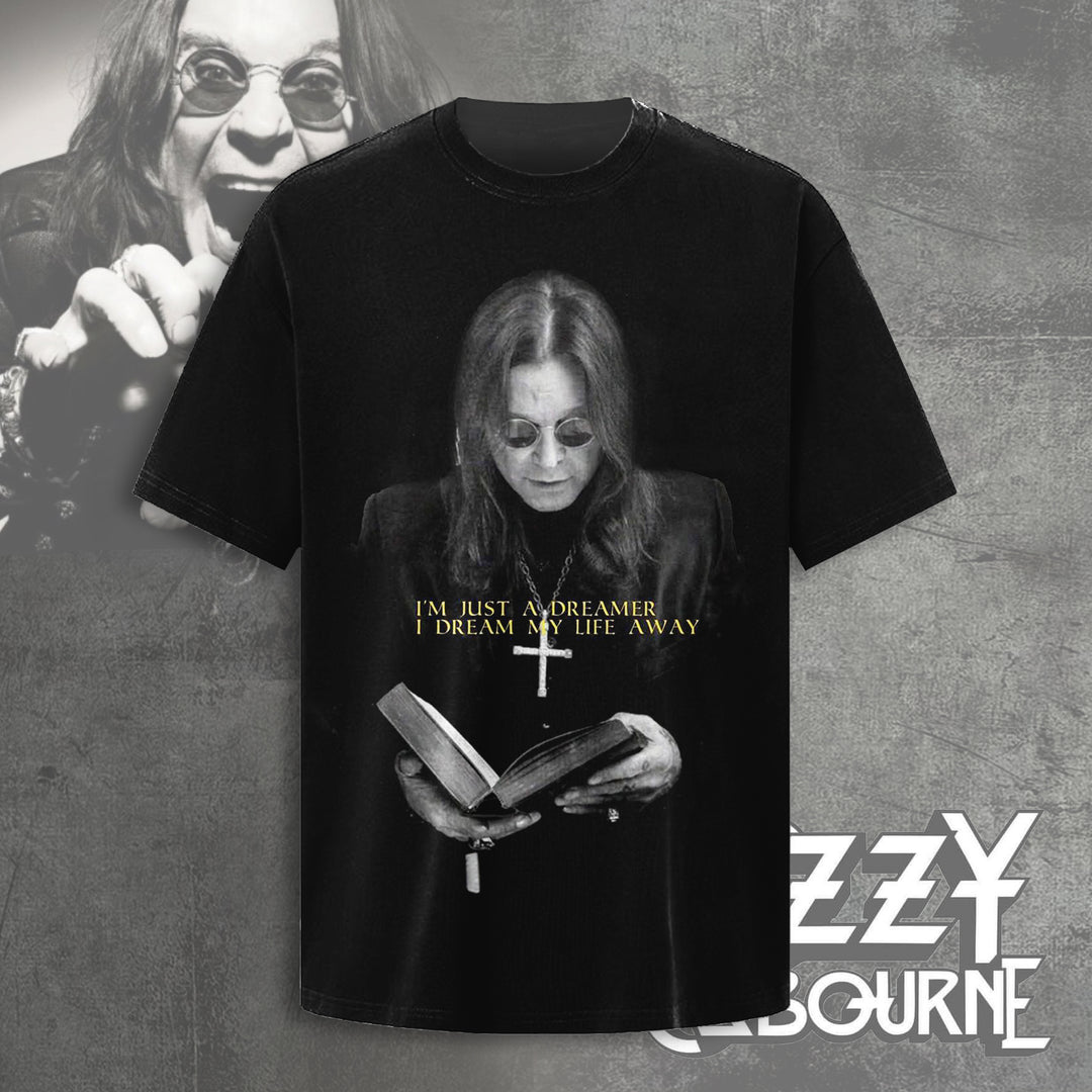 The Prince of Darkness Ozzy Osbourne Crew Neck T-shirt