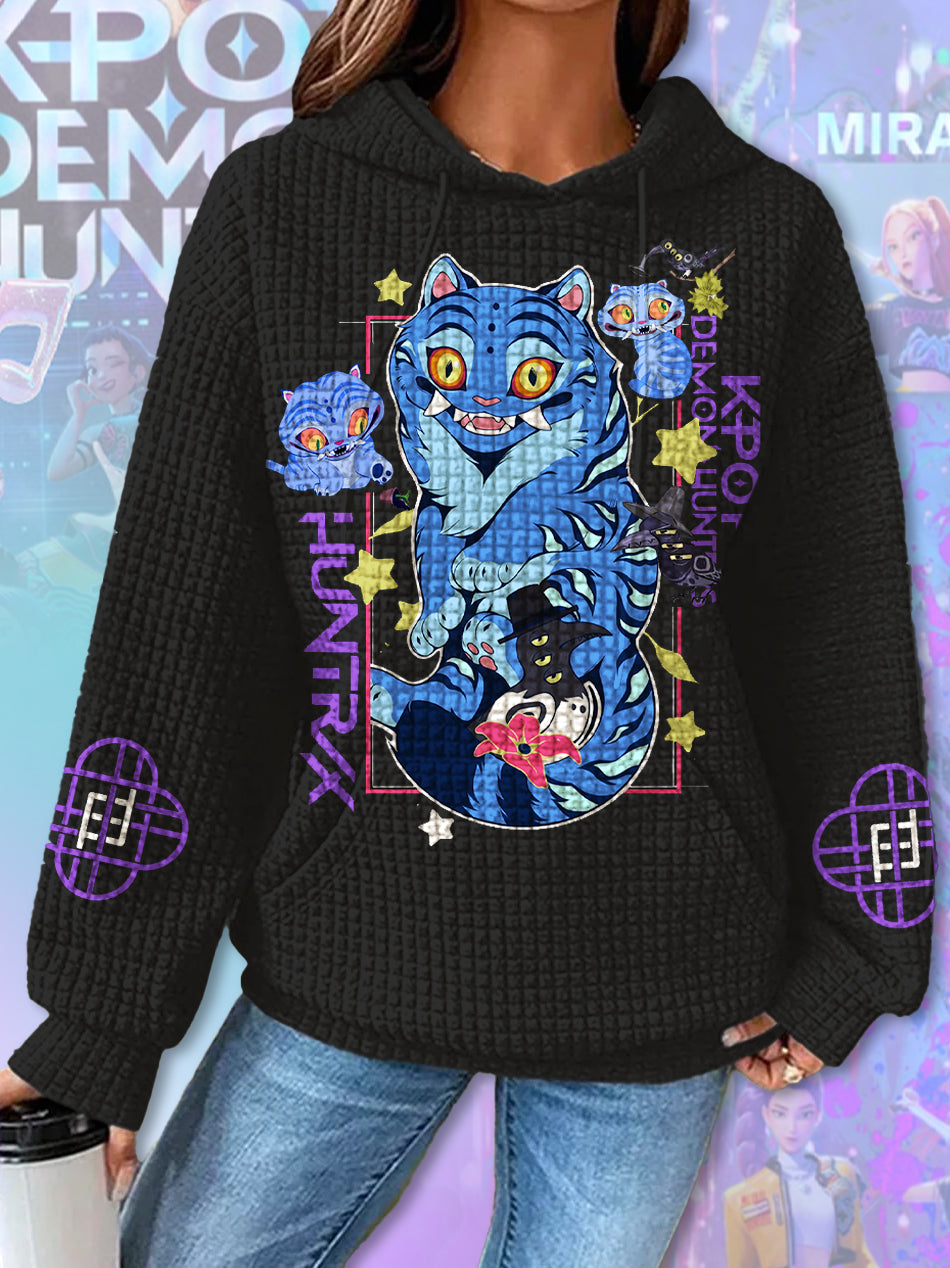 Derpy Tiger Demon Hunter Long Sleeve Hoodie