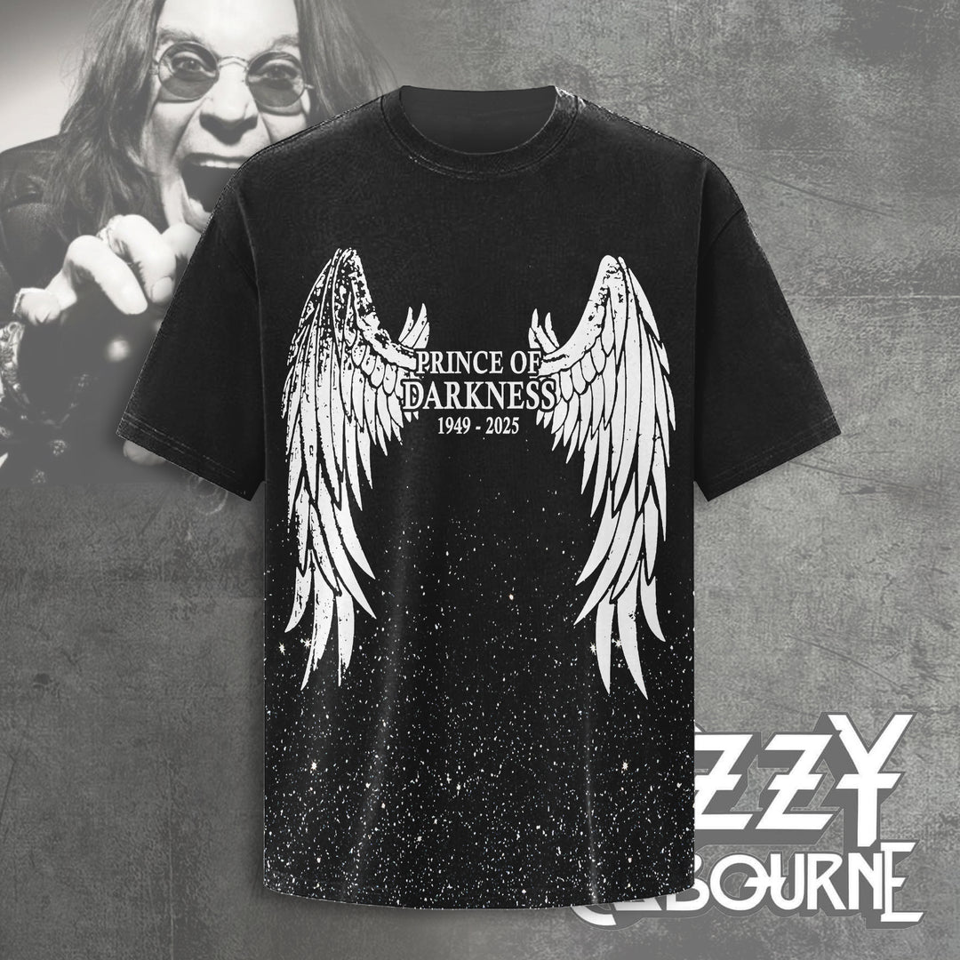 The Prince of Darkness Ozzy Osbourne Crew Neck T-shirt