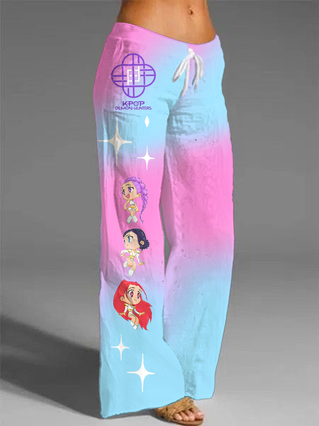 Demon Hunters Printed Casual Pants