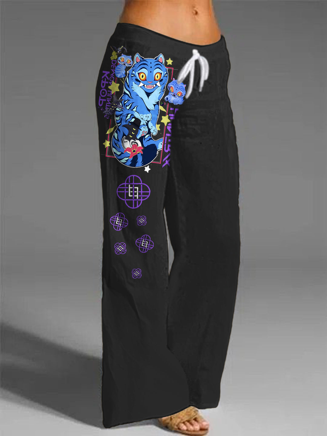 Demon Hunters Printed Casual Pants