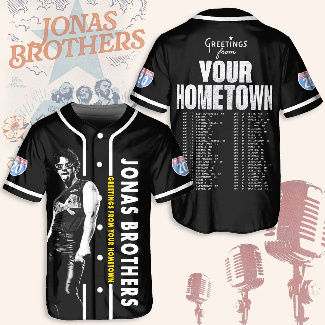 20th Anniversary Of Jonas Concert Baseball Jersey