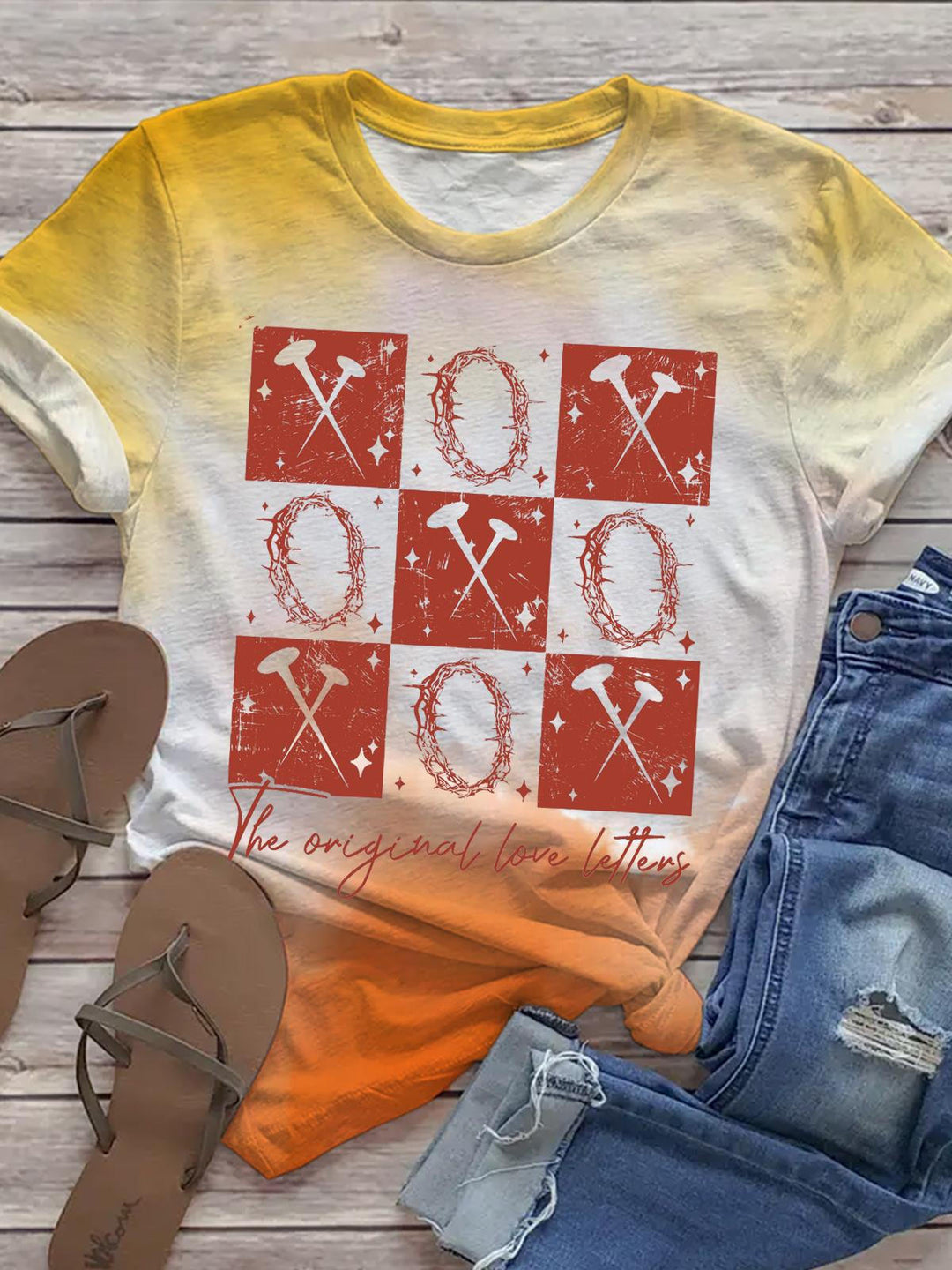 Women's XOXO Jesus valentine Crew Neck T-shirt