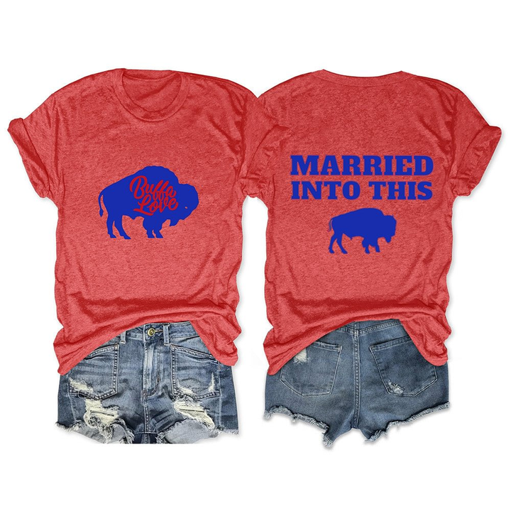 T-Shirt mit Buffalo Love-Print 