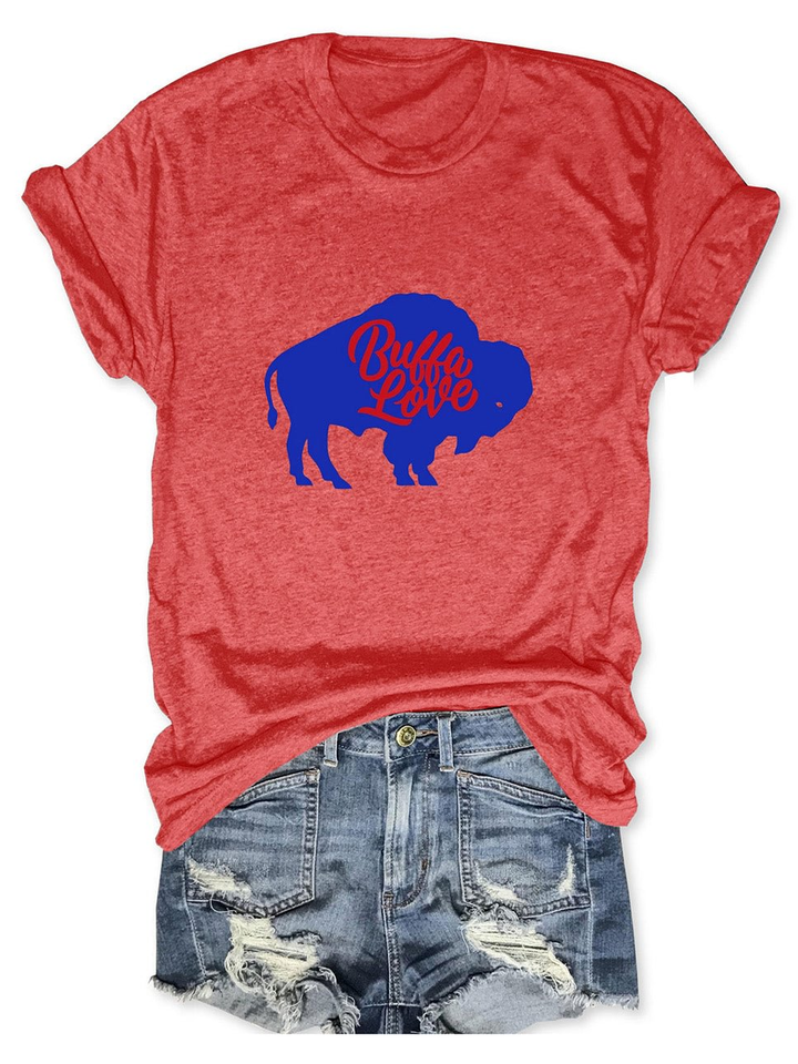 T-Shirt mit Buffalo Love-Print 