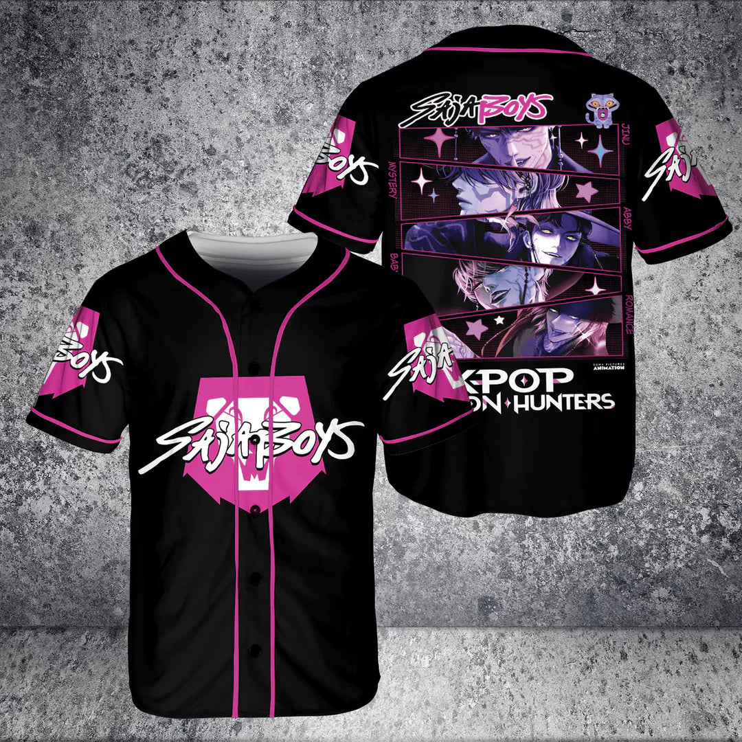 Saja Boys Demon Hunter Baseball Jersey