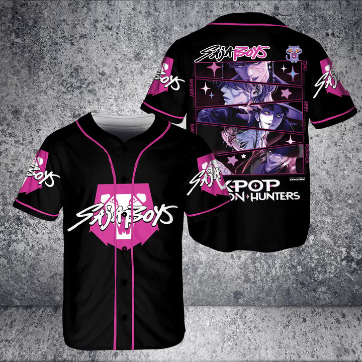 Saja Boys Demon Hunter Baseball Jersey