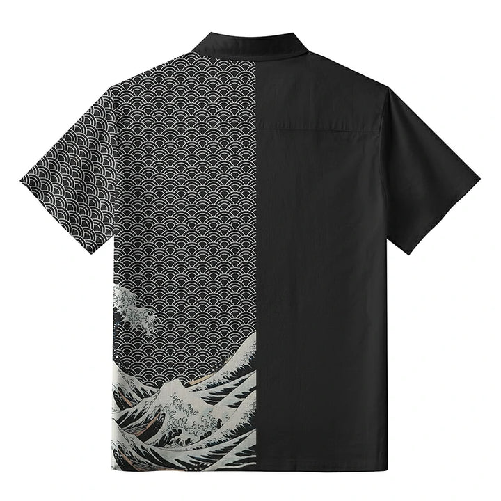 Half Of The Wave Aloha Hawaiian Shirt