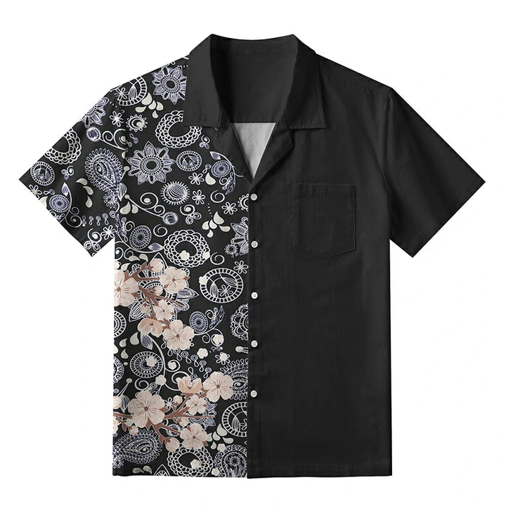 Half Of The Flower Aloha Hawaiian Shirt