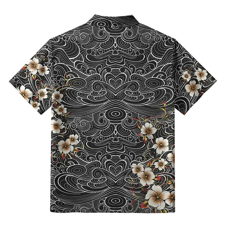 Floral Whirl Button-up Shirt