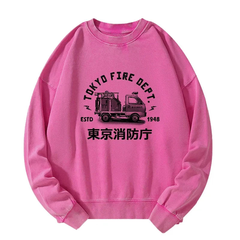 Tokyo Fire Dept Washed Sweatshirt