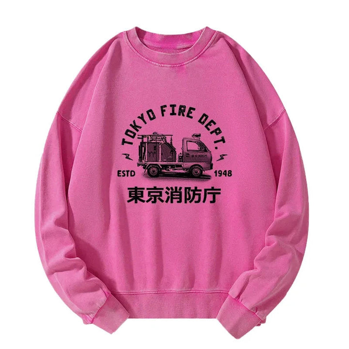 Tokyo Fire Dept Washed Sweatshirt