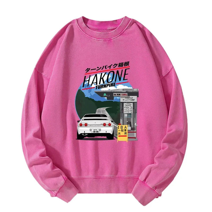 Hakone Nissan Skyline R32 JDM Washed Sweatshirt