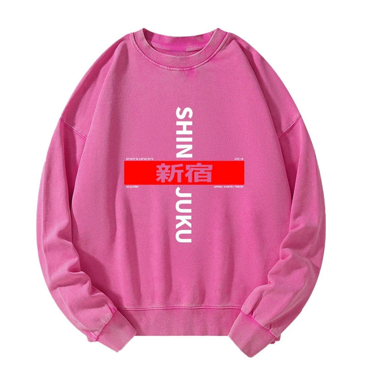 Shinjuku Prefecture Japan Washed Sweatshirt