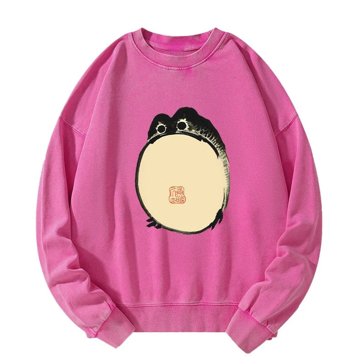 Grumpy Frog Japanese Washed Sweatshirt