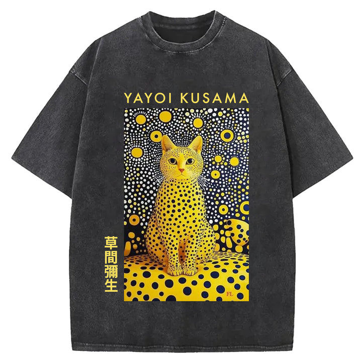 Yayoi Kusama Vintage Washed Crew Neck T-Shirt