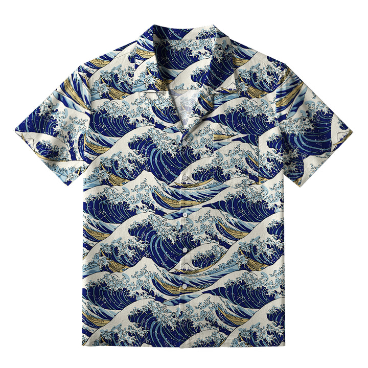 Oceanic Wave Aloha Hawaiian Shirt