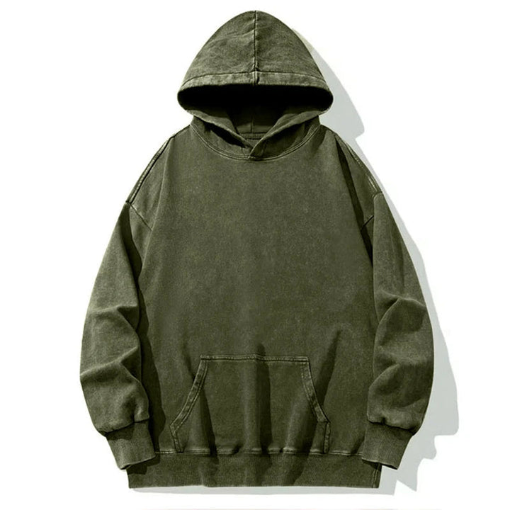 Unisex Basic Washed Hoodie