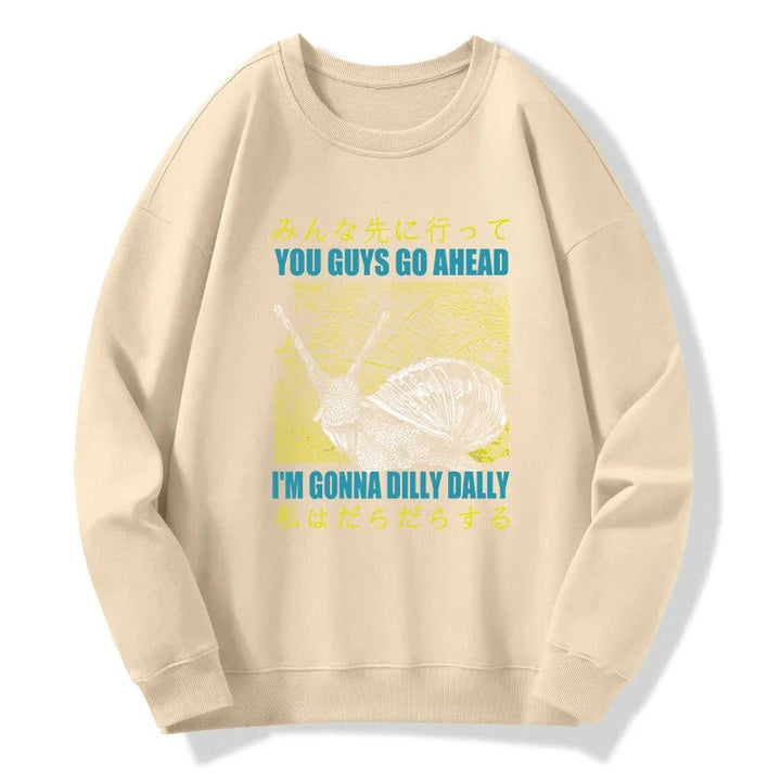 Slow Snail Japanese Sweatshirt