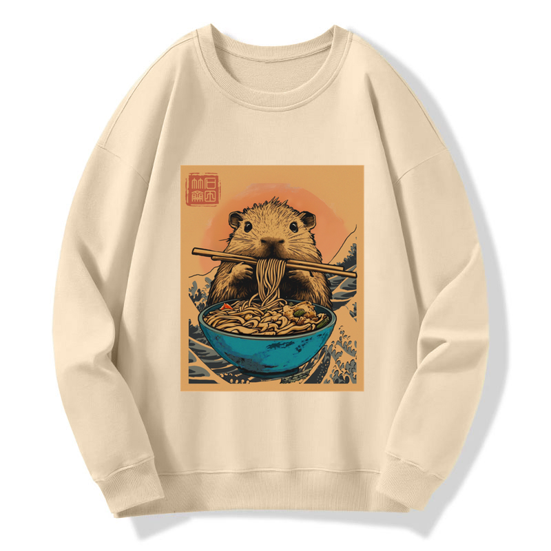 Opossum Eats Ramen Sweatshirt
