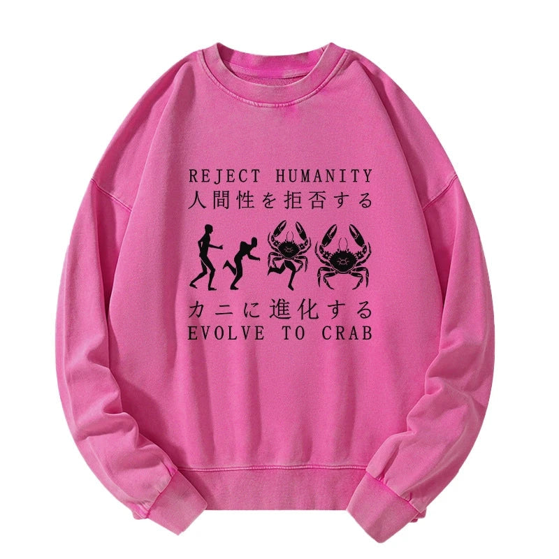 Reject Humanity Rvolve To Crab Washed Sweatshirt