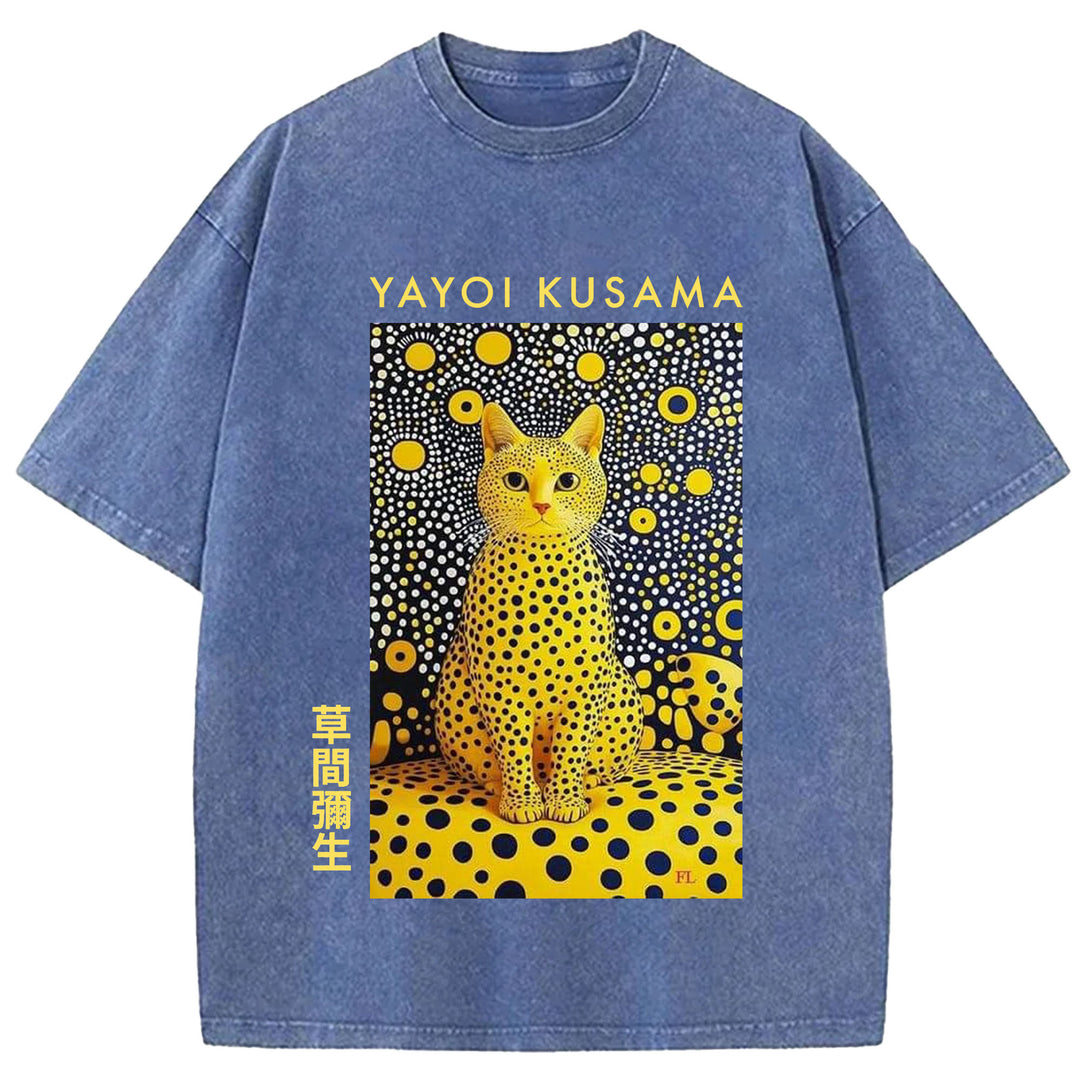 Yayoi Kusama Vintage Washed Crew Neck T-Shirt