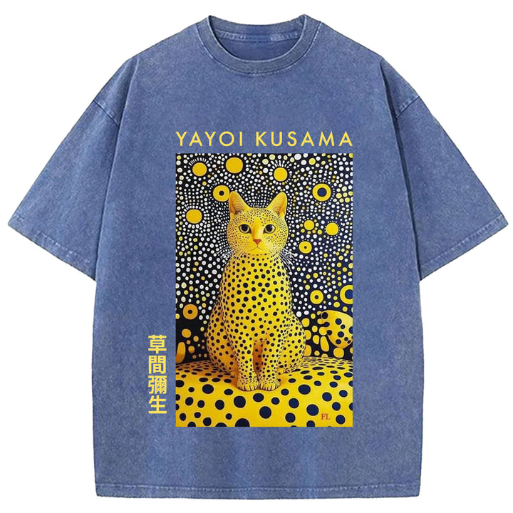Yayoi Kusama Vintage Washed Crew Neck T-Shirt