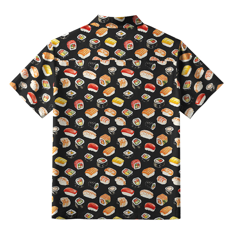 Japanese Delicious Sushi Button-up Shirt
