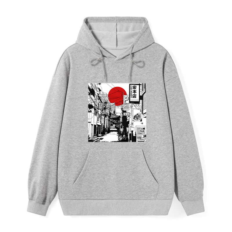 Sunrise On The Street Classic Hoodie