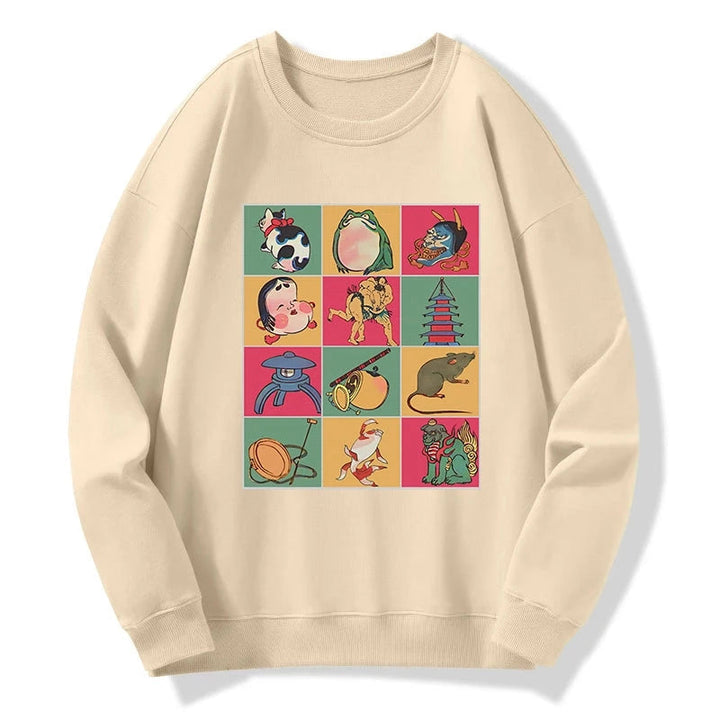 Japanese Characteristic Goods Sweatshirt