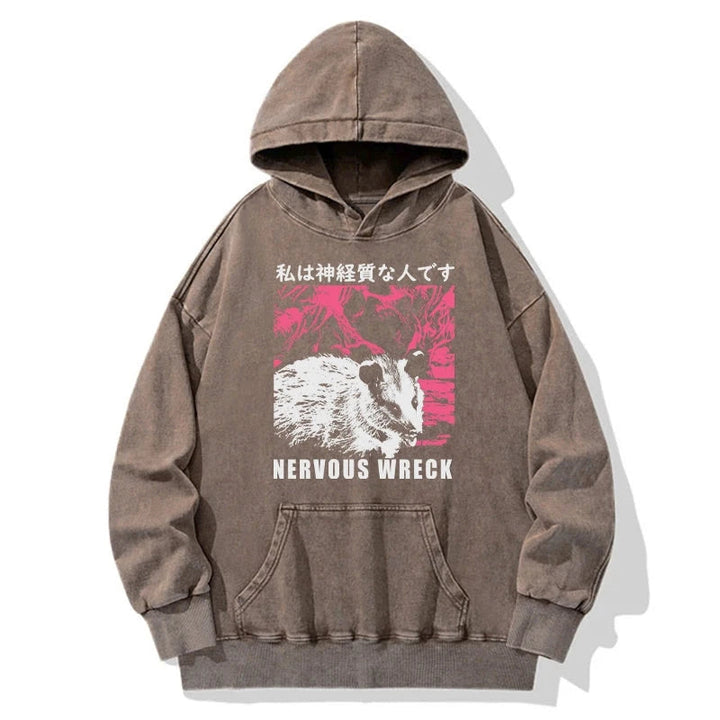 Nervous Wreck Washed Hoodie
