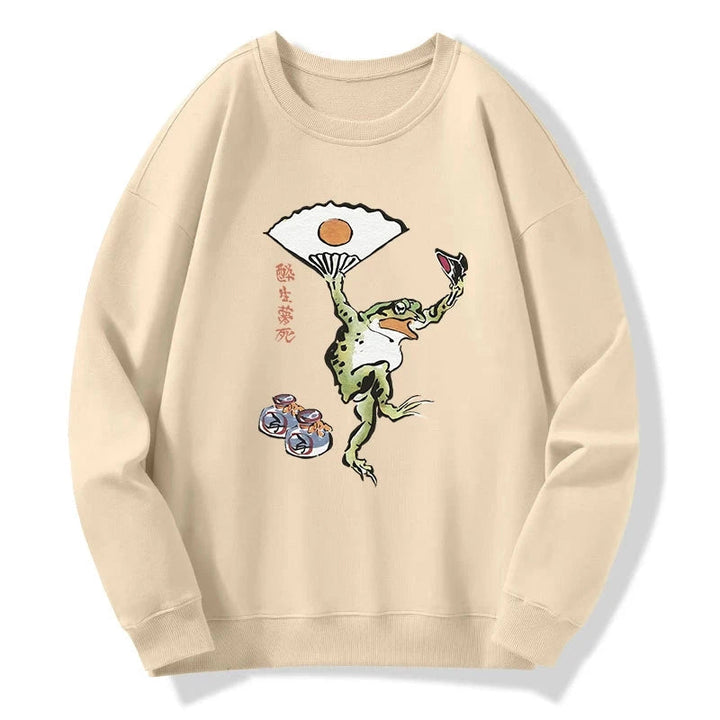 Dancing Frog Japanese Sweatshirt
