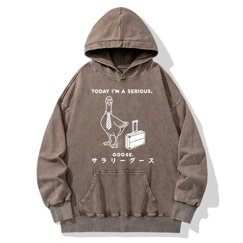 Hard Working Goose Washed Hoodie