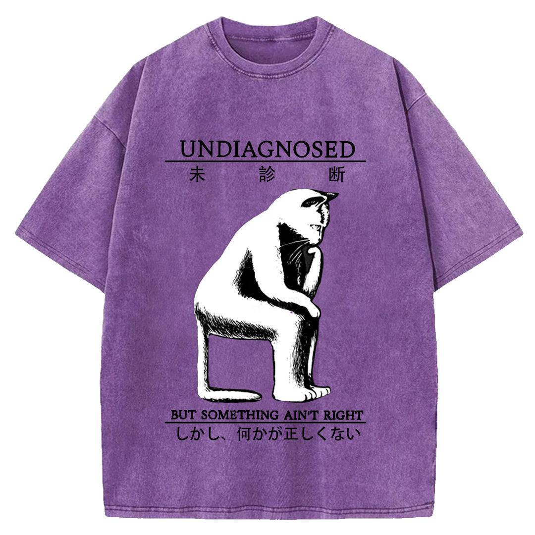 UNDIAGNOSED Washed Crew Neck T-Shirt