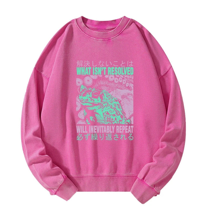 What Ist Resolved Forg Washed Sweatshirt