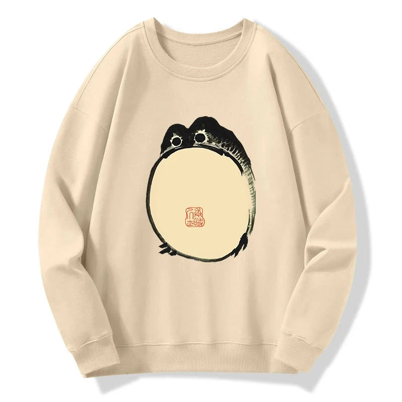 Grumpy Frog Japanese Sweatshirt