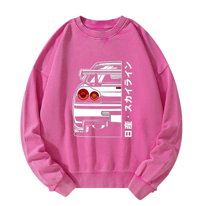 Nissan Skyline GTR R34 Washed Sweatshirt