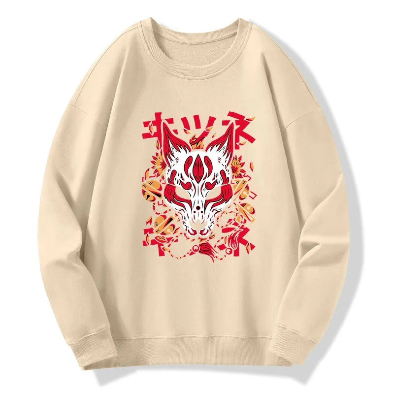 Japanese Kitsune Mask Sweatshirt