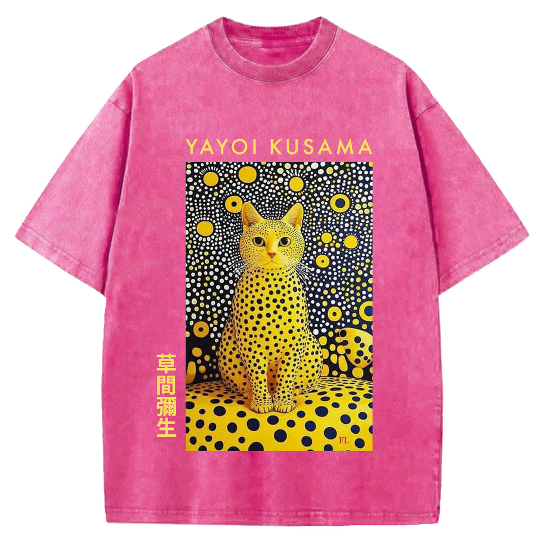 Yayoi Kusama Vintage Washed Crew Neck T-Shirt