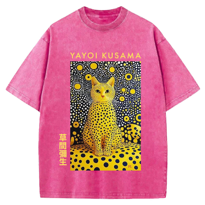 Yayoi Kusama Vintage Washed Crew Neck T-Shirt