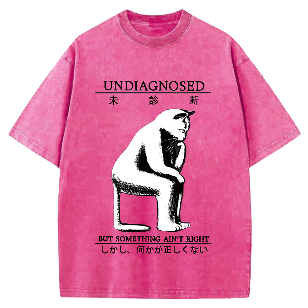 UNDIAGNOSED Washed Crew Neck T-Shirt