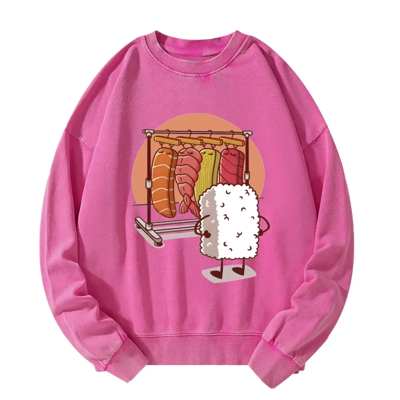 Which One Should I Wear Today Washed Sweatshirt