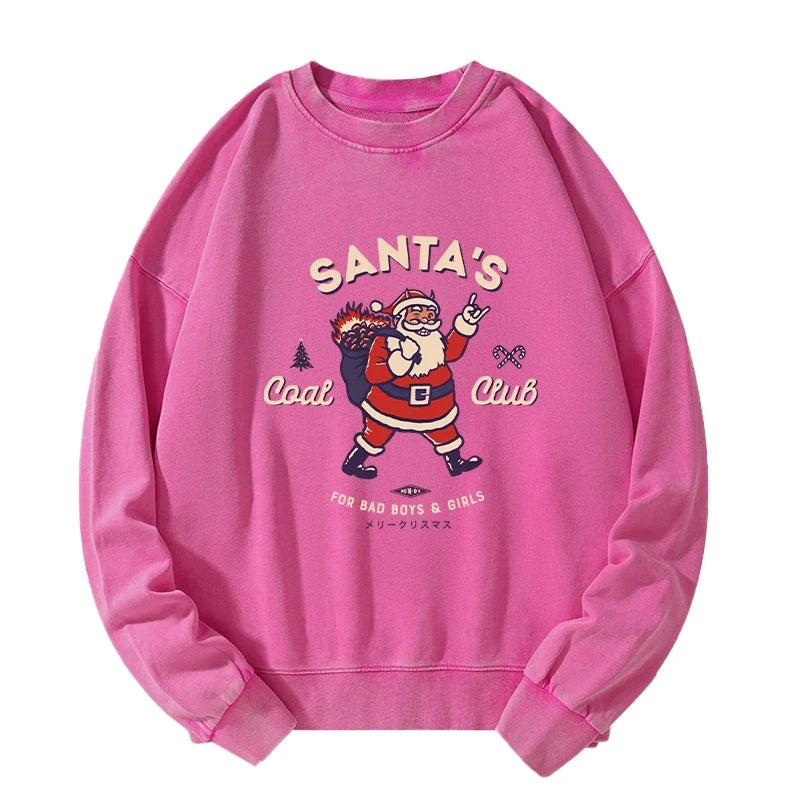 Santa's Coal Club Japan Washed Sweatshirt