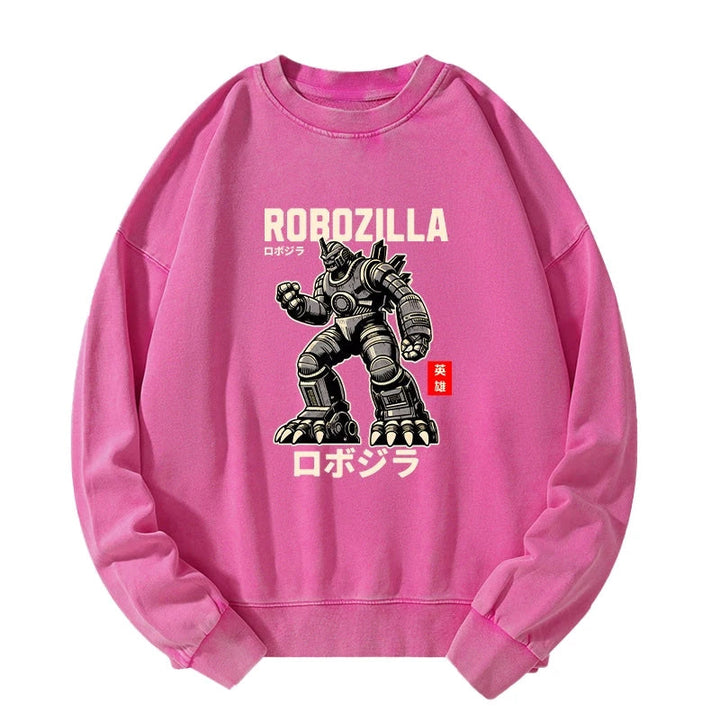RoboZilla Manga Japanese Washed Sweatshirt