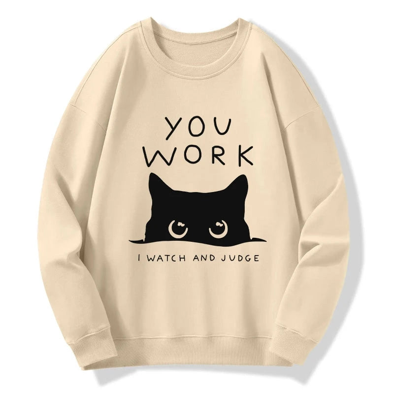 A Cat That Spies Sweatshirt
