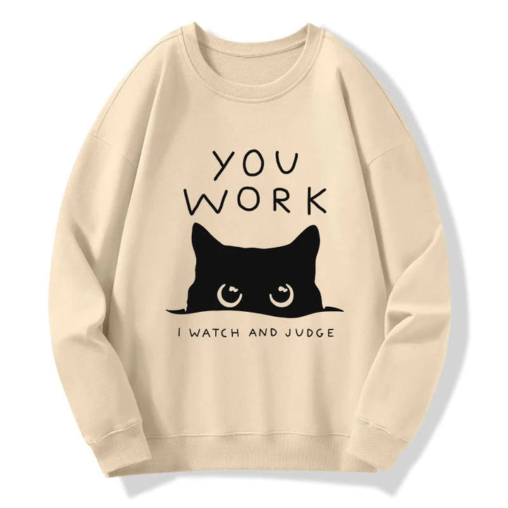 A Cat That Spies Sweatshirt