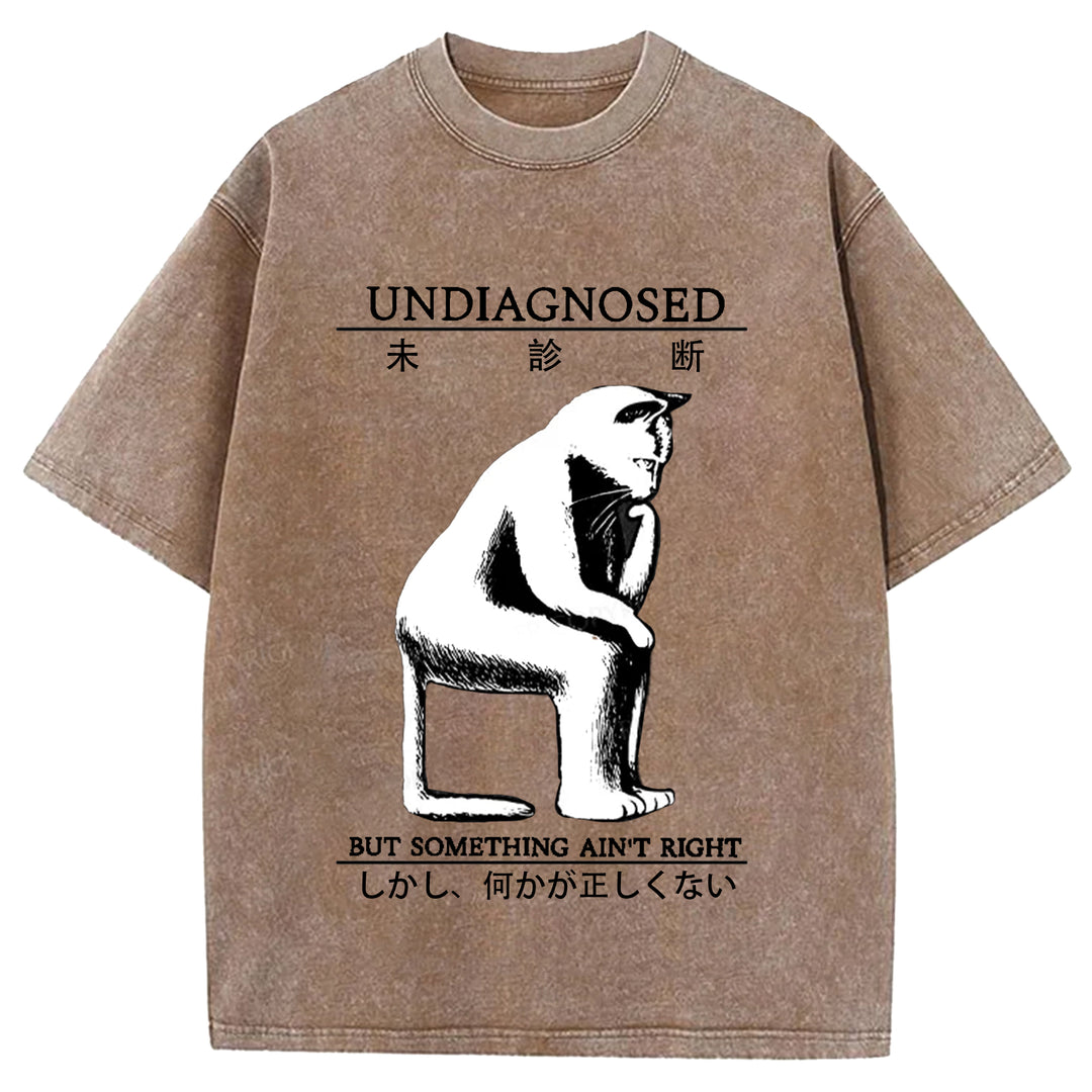 UNDIAGNOSED Washed Crew Neck T-Shirt