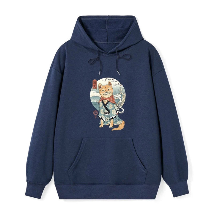 Samurai Shiba Dog Japanese Classic Hoodie